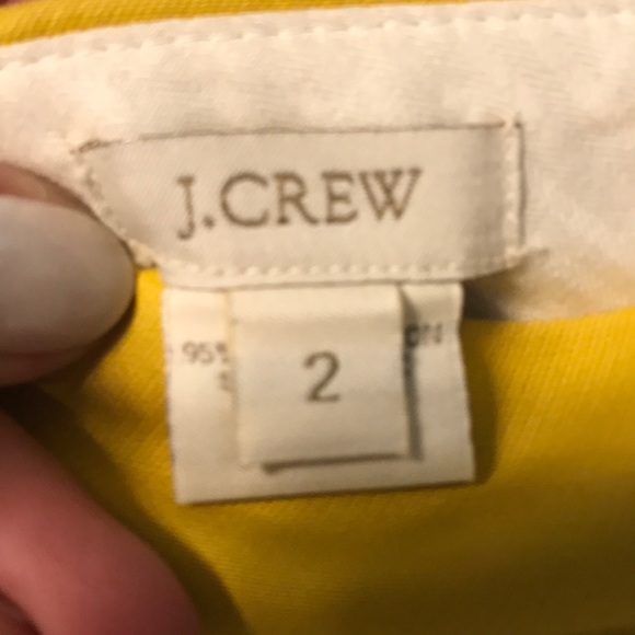 J. Crew Sz 2 Pencil Skirt-Mustard- Excellent Cond! - Picture 3 of 5